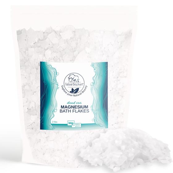 Imagem de Bolsa de 1 kg de magnésio Bath Flakes Natural Elephant Dead Sea