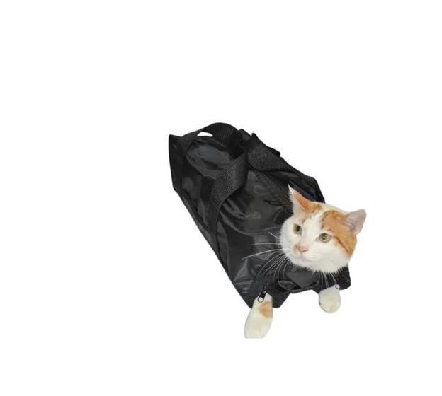 Imagem de Bolsa De Contenção Para Gato, Corte De Unha, Limpeza,  Médio