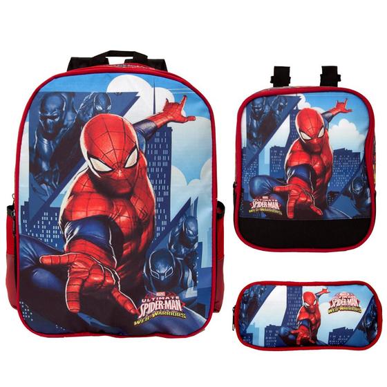 Imagem de Bolsa de Costa Infantil Juvenil Spider Man Passeio Toys 2U