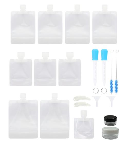 Imagem de Bolsa de embalagem RIIEYOCA Portable Travel Liquid Clear Plastic