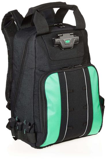 Imagem de Bolsa de Ferramentas Iluminada Amazon Basics - 55 Bolsos, Mochila Preta