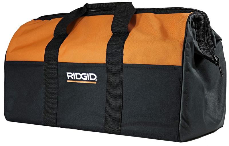 Imagem de Bolsa de ferramentas RIDGID Genuine OEM Canvas Contractor's 22x11x10in