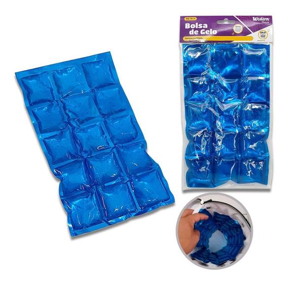 Imagem de Bolsa De Gelo Gel Para Compressa Dor Cooler Isopor 25x15 Cm