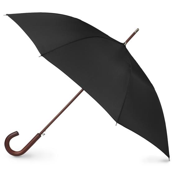 Imagem de Bolsa de Guarda-Chuva Automática J Stick Black - Cabo de Madeira