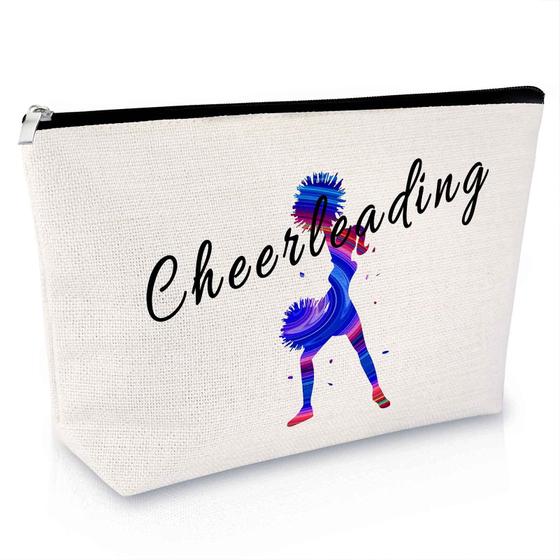 Imagem de Bolsa de Maquiagem para Cheerleader - Presente para Treinadoras, Mães e Meninas Cheerleader