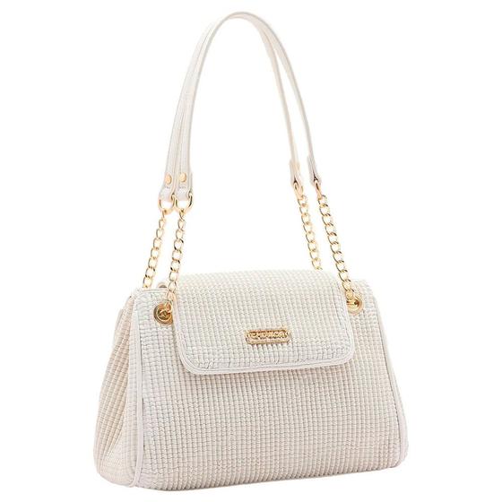 Imagem de Bolsa de Ombro Feminina Chenson Off White 3484739