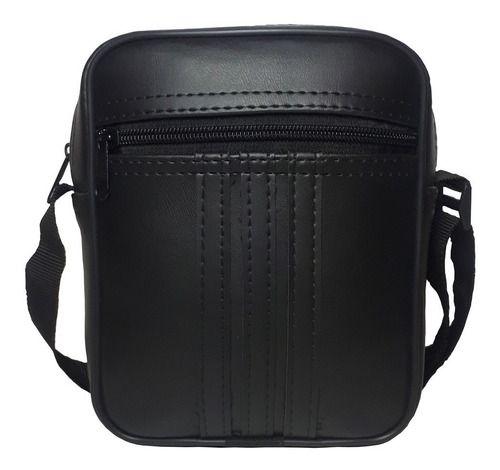 Imagem de Bolsa De Ombro Masculina Transversal Black Regulável