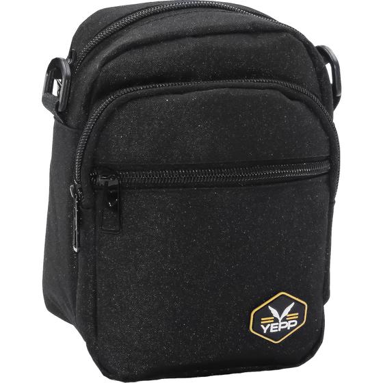 Imagem de Bolsa De Ombro Mini Bag Tiracolo Pochete Lateral Leve Preto - Yepp