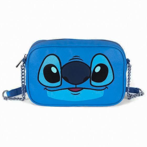 Imagem de Bolsa de Ombro Transversal Feminina Disney Lilo & Stitch