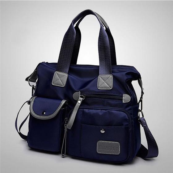 Imagem de Bolsa de Ombro Wokex Impermeável de Nylon para Mulheres - Azul