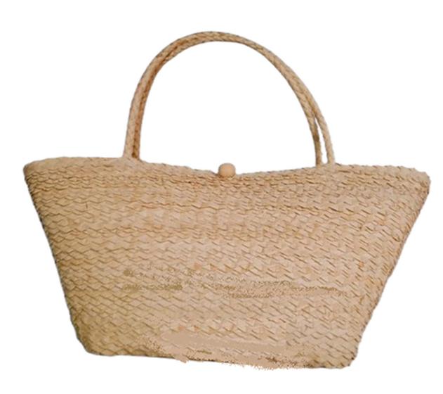 Imagem de Bolsa De Palha Feminina Verão Praia Férias