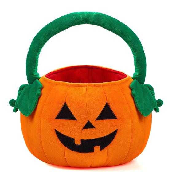 Imagem de Bolsa de pelúcia Trick or Treat JOYIN Halloween Pumpkin