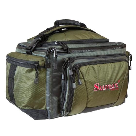 Imagem de Bolsa de pesca apetrechos sumax sm-803 - nylon 600d - grande - reforçaca