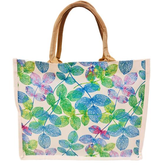 Imagem de Bolsa de Praia Colorida Sacola Estampada Verão Piscina Feminina