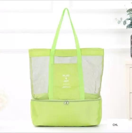 Imagem de Bolsa de Praia Play Joy Com Recipiente Térmico Sacola Piquenique