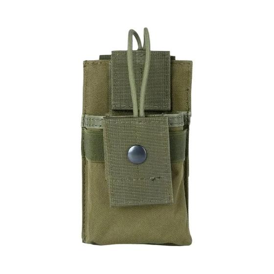 Imagem de Bolsa de Rádio Tática 1000D Molle - Coldre para Walkie Talkie com Suporte para Telefone