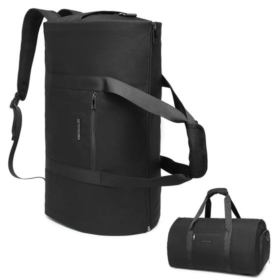 Imagem de Bolsa de roupa Seyfocnia Convertible Travel 3 em 1 preta 45L