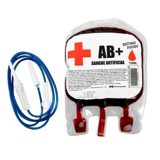 Imagem de Bolsa De Sangue Artificial 150Ml Festa Halloween Envio Já