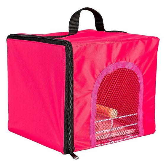 Imagem de Bolsa De Transporte Para Calopsita Pet Piu Rosa