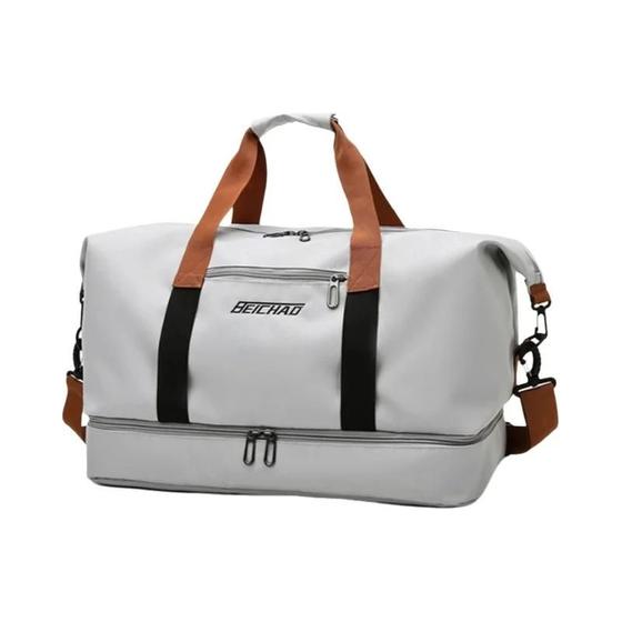 Imagem de Bolsa de Viagem de Grande Capacidade com Divisão para Seco e Molhado - Unissex