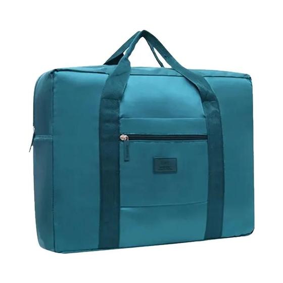 Imagem de Bolsa de Viagem Dobrável Leve para Mão - Ideal para Mulheres e Homens