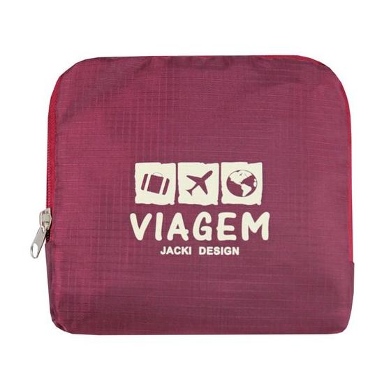 Imagem de Bolsa de Viagem Dobrável Rosa Jacki Design