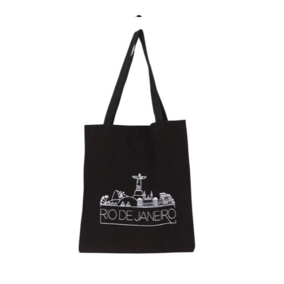 Imagem de Bolsa Ecobag 100% algodão Black Estampa RIO DE JANEIRO