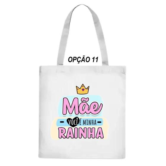 Imagem de Bolsa Ecobag Flork Dia Das Mães Super Inspiração Rainha Amor