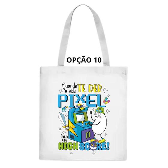 Imagem de Bolsa Ecobag Frases Retrô Vintage Nostalgia Anos 80 Anos 90