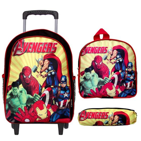 Imagem de Bolsa Escolar Menino Heróis Vingadores Resistente Lançamento