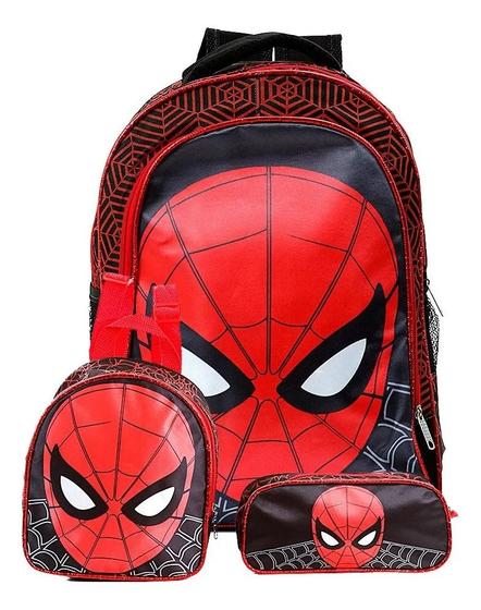 Imagem de Bolsa Escolar Menino Homem Aranha Costas Passeio Lançamento