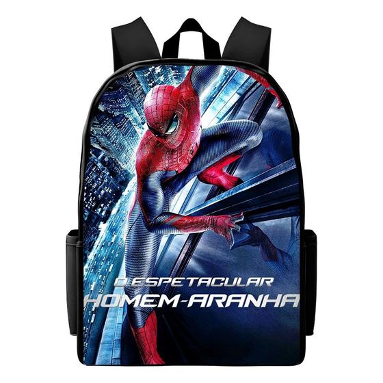 Imagem de bolsa escolar personagem homem aranha mochila infantil