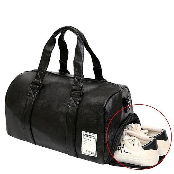 Imagem de Bolsa esportiva de viagem Wokex de couro genuíno seco/úmido 20-35L Capaci