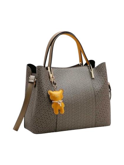 Imagem de Bolsa Fashion Chenson Duo Monograma 3483705 Cafe