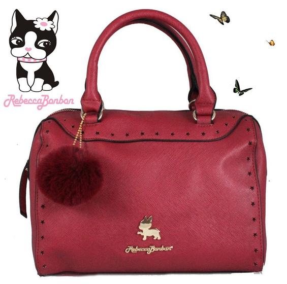 Imagem de Bolsa Feminina Baú Rebecca Bonbon RB3802 Vermelho