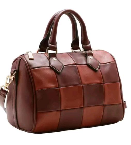 Bolsa feminina chenson baú patchwork 83641 Menor preço em Bolsa feminina chenson baú patchwork 83641