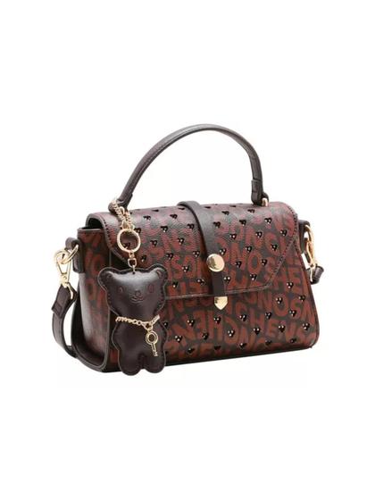 Imagem de Bolsa Feminina Chenson Monograma Curvas 3483685 CAFE