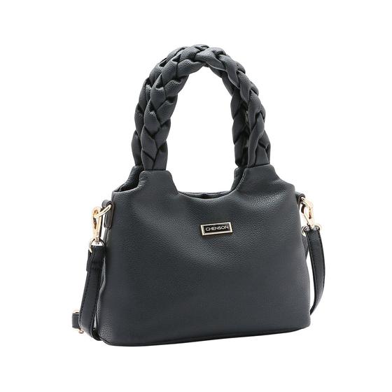 Imagem de Bolsa Feminina Chenson Soft Trançado 3484649 - Preto