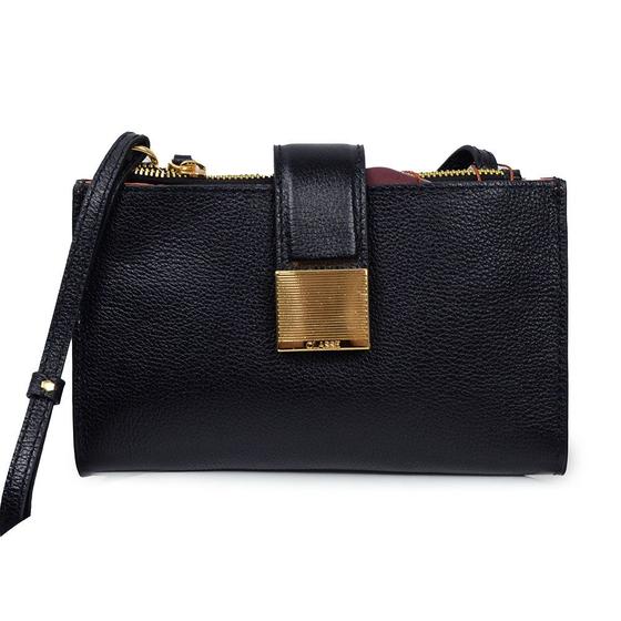 Imagem de Bolsa Feminina Classe Crosbody Couro Preta - 3291