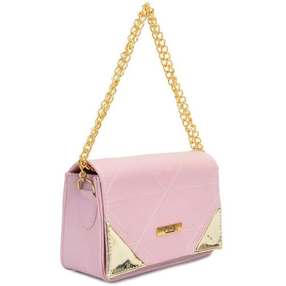 Imagem de Bolsa Feminina Clutch Corrente Pequena Lançamento Balada Blogueira Barato