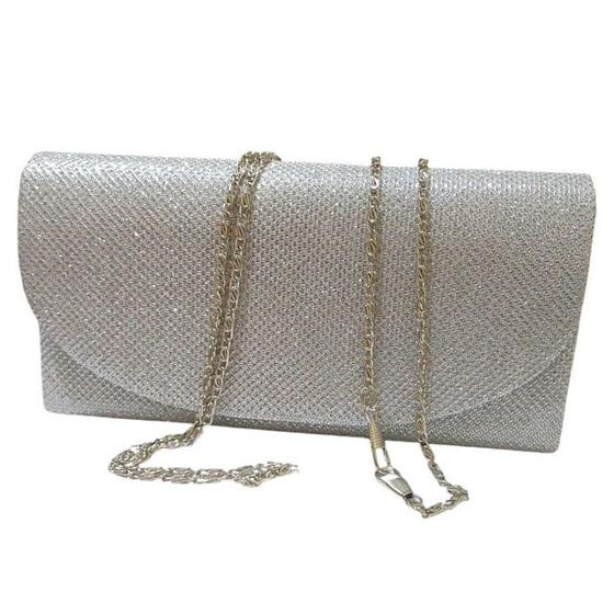 Imagem de Bolsa Feminina De Festa Clutch Glitter Brilho Luxo