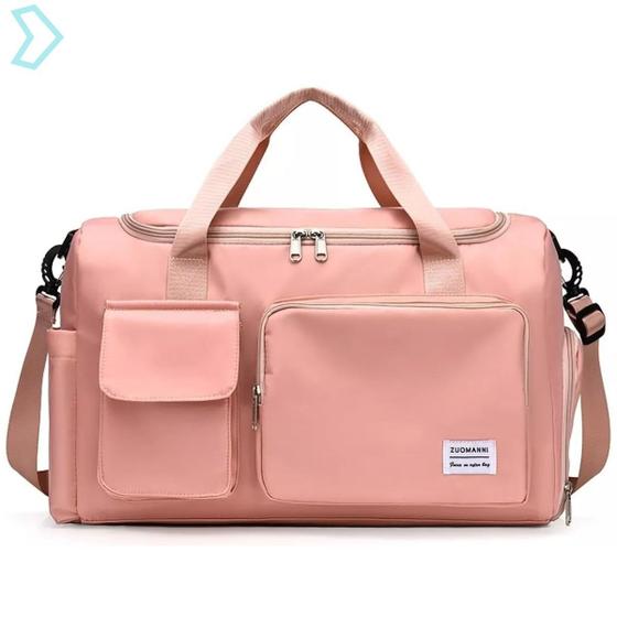 Imagem de Bolsa Feminina Para Academia Esportiva Mala Viagem Mochila Transversal Fitness Treino Dia a Dia