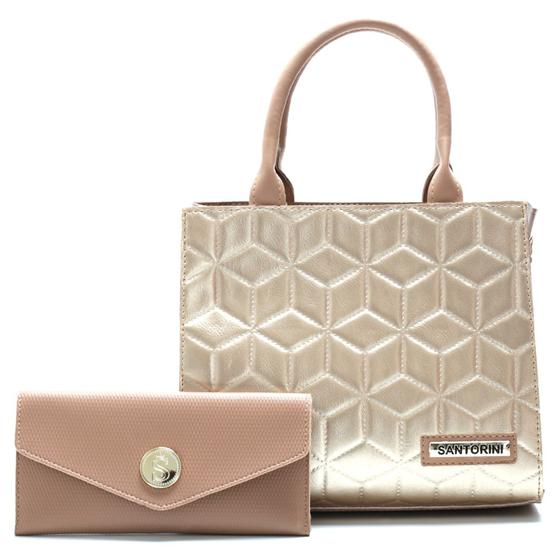 Imagem de Bolsa Feminina Pequena Com Alça Transversal mais  Carteira !
