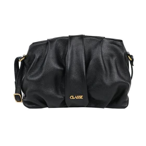 Imagem de Bolsa Feminina Pouch Classe Couro Alça Transversal 3285