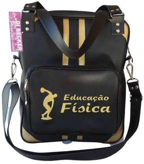 Imagem de Bolsa Feminina Preta Personalizada Educação Física