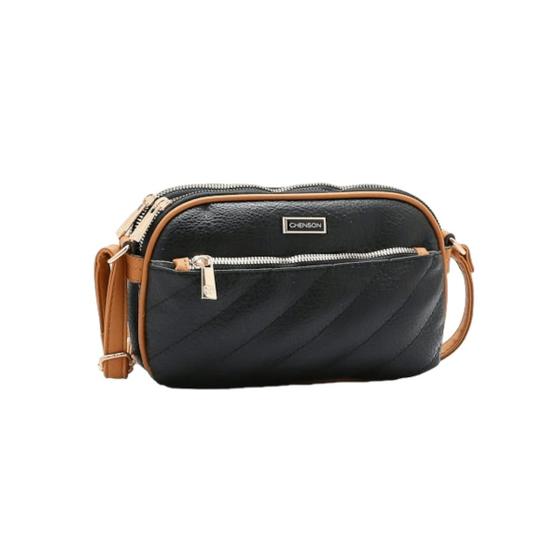 Imagem de Bolsa Feminina Rústico Transversal Chenson Com Repartições