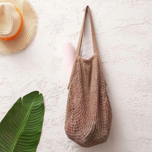 Bolsa Feminina Sacola De Praia Passeio Rede Vazada Crochê - Unistar Imagem de Bolsa Feminina Sacola De Praia Passeio Rede Vazada Crochê