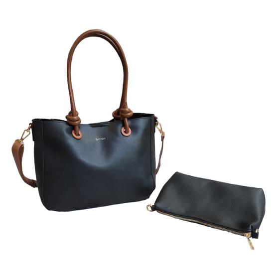 Imagem de Bolsa Feminina Shopper Mão E Transversal Com Necessaire Gash