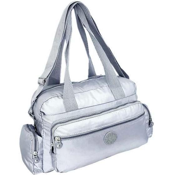 Imagem de Bolsa Feminina Tactel Transversal Grande Mala Viagem 450A