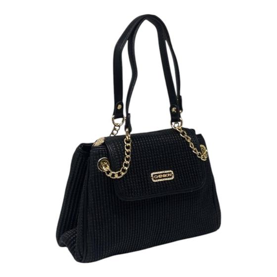 Imagem de Bolsa Feminina Textura Soft Moderna Elegante Chenson